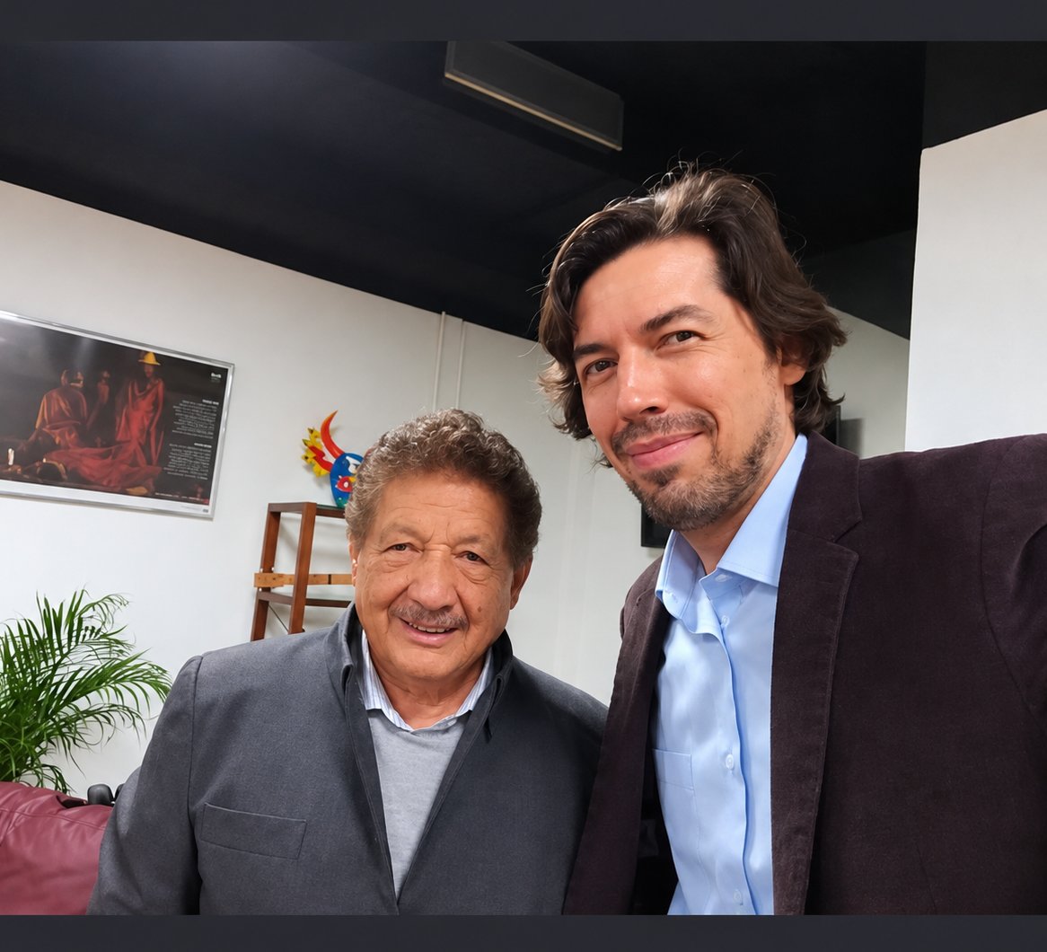 Con Juvenal Ravelo